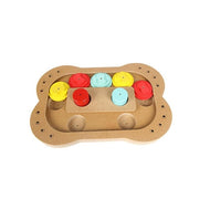 Wooden interactive puzzle
